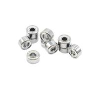 HKVTVCYPYA Lot de 10 roulements à billes miniatures 693-2Z ZZ, 3 x 8 x 4 mm, ABEC-7, haute précision, for instruments de niveau(10P699ZZ)