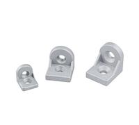 HKVTVCYPYA Lot de 10 supports d'angle de direction 2020 3030 4040, raccords de type L, connecteur, joint de connexion(3030 Silver)