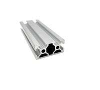 HKVTVCYPYA Lot de 2 profilés d'extrusion en aluminium 2040 N1 à rainure en T, norme européenne, for imprimante 3D, rail linéaire anodisé CNC(450mm)