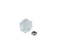 HKVTVCYPYA Lot de 24 profilés en aluminium standard UE, particules de caoutchouc transparentes 2020/3030/4040/4545, blocs en plastique(2020 Spacer Block)