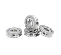 HKVTVCYPYA Lot de 4 roulements à billes scellés à rainure en V V103008, 10 x 30 x 8 mm, V2/1 V3/1,5 V4/2/5/2,5(103008V2-1-4PCS)