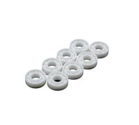 HKVTVCYPYA Lot de 5 roulements à billes en céramique 698CE 8 x 19 x 6 mm, roulements à billes à gorge profonde ABEC-9 entièrement en ZrO2
