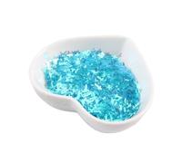 HKVTVCYPYA Paillettes PET ultra-minces en forme de croix latine (3 x 6 mm) découpées au laser, 50 g, for nail art 3D. Accessoires pailletés.(AB Transparent Blue-3x6mm)