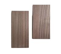 HKVTVCYPYA Panneau en Bois de Noyer Noir, 2 pièces, Bois Massif, Bricolage, modèle de Construction Fait à la Main, matériau placage en Bois for menuiserie(10 x 20 cm,3mm)