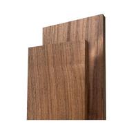 HKVTVCYPYA Panneau en Bois Massif de hêtre et Noyer Noir, 2 pièces, Bricolage, modèle de Construction Fait à la Main, boîte de Haut-Parleur, matériau(Black Walnut,10 x 40 cm-10mm)