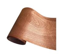 HKVTVCYPYA Placage Sapele Naturel de 25cm de Largeur, Feuille de Bois Fine, Bricolage, Haut-Parleur, Guitare, rénovation Faite à la Main, Panneau de Peau de Meubles