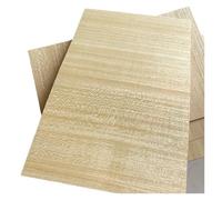 HKVTVCYPYA Planche de Tennis de Table en placage de Bois Naturel, 5 pièces, décoration DIY, Panneau Fait à la Main, menuiserie Artisanale(KOTO-01-18 x 28 cm-0.5mm)