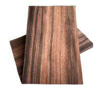 HKVTVCYPYA Planche de Tennis de Table en placage de Bois Naturel, 5 pièces, décoration DIY, Panneau Fait à la Main, menuiserie Artisanale(Ebony-18 x 28 cm-0.5mm)