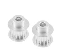 HKVTVCYPYA Poulie de transmission HTD5M 16 dents, 2 pièces, alésage intérieur 5/6/6,35/8/10/12 mm, avec ou sans rainure de clavette, largeur 16/21/27 mm.(10mm,16mm with keyway)