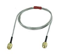 HKVTVCYPYA Prise mâle SMA de 3 à 20M vers RG405, câble argenté de 0.086 Pouces, connecteur RF Semi-Rigide et Flexible en Queue de Cochon(3FT (1M))