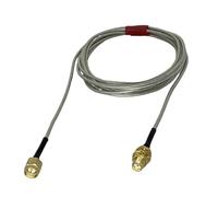 HKVTVCYPYA Prise mâle SMA vers prise femelle, 1M-20M, cloison RG405, câble argenté de 0.086 pouces, connecteur RF Semi-rigide et Flexible en queue de cochon(18M)