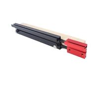 HKVTVCYPYA Rail en T télescopique en aluminium de type 75 mm/pouce for toupie, scie à table, rail à onglet à rainure en T for le travail du bois(Inch scale)