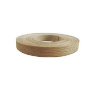 HKVTVCYPYA Rouleau de Bandes de Chant en Bois véritable pré-collé 7/8 Pouces, Ruban de Garniture de Bordure en placage avec adhésif thermofusible for la réparation d'armoires de Meubles(White Oak,2.2