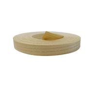HKVTVCYPYA Rouleau de bandes de chant en bois véritable pré-collé 7/8 pouces, ruban de garniture de bordure en placage avec adhésif thermofusible for la réparation d'armoires de meubles(Ash,2.2 cmx15m