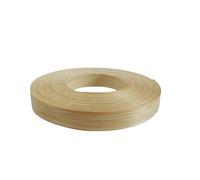 HKVTVCYPYA Rouleau de bandes de chant en bois véritable pré-collé 7/8 pouces, ruban de garniture de bordure en placage avec adhésif thermofusible for la réparation d'armoires de meubles(Pine,2.2 cmx4m