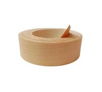 HKVTVCYPYA Rouleau de bandes de chant en hêtre véritable, bande de placage en bois pré-collée, fer sur adhésif thermofusible, large application for la réparation d'armoires de meubles(Beech 3.8 cmx8m)