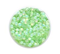 HKVTVCYPYA SS6-SS30 moka opale corail récif Flatback verre Strass Non Hotfix cristaux pierres Strass 3D ongles gemmes(MO Lt Green-SS16-1440Pcs)