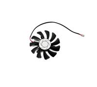 HKVTVCYPYA Ventilateur de refroidissement HA8010H12F-Z, 75MM, 2 broches, Compatible avec carte graphique MSI Geforce 750Ti 750 N740 GTX730 GTX740 R7 250