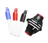 HKWFKAWA Gabarit de marquage de balle de golf pour entraînement de golfeur en plein air Noir