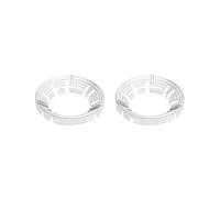 HKWFKAWA Lot de 2 anneaux à gaz pour support de maison Wok Rack Anneaux pour la maison Petite batterie de cuisine Pot Blanc 280 g