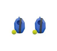 HKWFKAWA Lot de 2 balles de rebond pour entraîneur de tennis avec corde, outil d'exercice