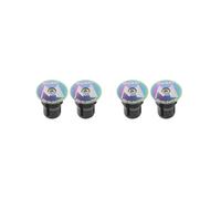 HKWFKAWA Lot de 2 bouchons de guidon de vélo pour BMX, la plupart des vélos, colorés, marque M, 3,2 x 2,6 cm
