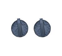 HKWFKAWA Lot de 2 paniers de golf étanches pour disque de golf - Sac de transport noir