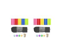 HKWFKAWA Lot de 2 pipelines Team Building Activity Outdoor Kids Sport pour Communication Enfant 30 cm