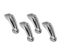 HKWFKAWA Lot de 4 pieds de meubles en métal robustes pour étagères, lits, canapés