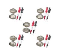 HKWFKAWA Lot de 5 marqueurs de balle de golf pour putter putter balle de golf outil d'alignement pour cadeau homme
