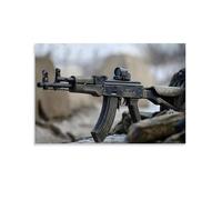 HKXXMTQMM Armes militaires - AK-12 - Décoration murale moderne à suspendre - Motif fusil de combat russe - 20 x 30 cm