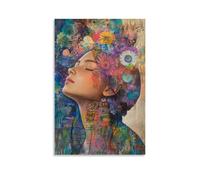 HKXXMTQMM Believe in The Beauty of Now Décoration murale contemporaine à suspendre 20 x 30 cm