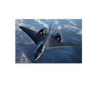 HKXXMTQMM Military Weapons SR-71 Blackbird - Décoration murale contemporaine à suspendre - 30 x 45 cm