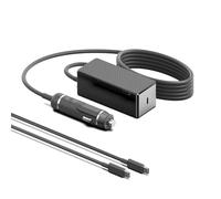 HKY 28V 5A 140W PD3.1 Chargeur de Voiture USB C Ordinateur Portable, 140W 100W Adaptateur DC pour HP Thinkpad Spectre Dell XPS Acer ASUS Chromebook pour Samsung Macbook Pro Air Huawei Matebook