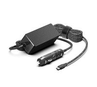 HKY 28V 5A PD3.1 Chargeur Allume-Cigare 140W USB C pour Apple MacBook Pro 16" Air 15", EcoFlow River 2 River 3, Sony FX3 Canon R5C, Tablette, Drone DJI, Banque d'Énergie EcoFlow câble Nylon tressé