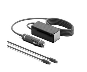 HKY 28V 5A PD3.1 Chargeur Allume-Cigare 140w USB C pour Lenovo ThinkVision P24QD, LG Ultrafine Evo 32U990B, Studio Display XDR, WAVLINK WL-UMD26, Razer Core X V2, Peladn Link S-3 Station d’Accueil
