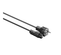 HKY Câble d'alimentation 2 m, 16 A, 3 broches, compatible avec scanner, imprimante, TV, écran LED, câble d'alimentation pour ordinateur portable HP, Acer, Toshiba, Sony, Asus, Lenovo, Samsung, Dell