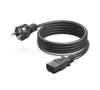 HKY Câble d'alimentation 2 m 250 V 10 A C13 standard 3 broches pour MSI MAG A850GL A750GLS A650GLS A1000GL A750GL PCIE5 A650BN MPG A850G A550BN MSI MEG Ai1300P PCIE550P Bloc d'alimentation