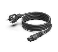 HKY Câble d'alimentation 2 m pour ordinateur portable, 16 A à prise tripolaire Mickey pour IBM, Acer, HP, Toshiba, Sony, Asus, Lenovo, Samsung, Dell, ordinateur portable, imprimante, scanner, moniteur