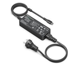 HKY Chargeur 100W Adaptateur d'alimentation USB C Ultra-Compact à Base de GaN pour Lenovo IdeaPad 5 Pro16, MECHREVO Wulian 14X 15X, MSI Prestige 16 AI+ Ryzen, Dell Inspiron 13/14/15/16 LA100PM230