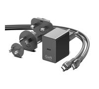 HKY GaN Chargeur USB-C 65W pour Boost X GBX45 GBX55 GBX75 GBX155 Booster Batterie X Boost X GBX45, Nintendo Switch 2, Alimentation en Mode TV, Steam Deck, ROG Ally, Galaxy