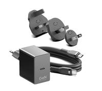 HKY USB C Chargeur Rapide 65W, GaN III avec Câble Tressé 1.5M - Parleur Soundboks Gen 4/GO, JBL Extreme 3 4, Sonos Roam 2, Marshall Emberton II, Soundboks Generation 4 Gen. 4 Gen4