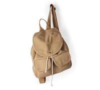 HKYBCF Cartable Sac à dos décontracté for femme, universel, tendance, en nylon souple, grande taille(Khaki)