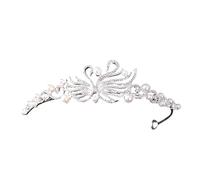 HKYBCF Diadèmes et couronnes de mariée en Cristal, Couronne de Princesse en Strass for Bal de Promo, Accessoires de Cheveux de Mariage for Femmes, Bijoux(Color-02)