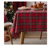 HKYBCF Nappe de Noël Nappe de Table for fête de Noël, Rouge, Vert, Simple, Tapis de Table, hôtel, thé, Festival, Maison, Salon, décoration du Nouvel an(Style 3,140x220cm)