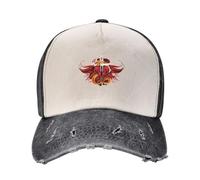 HKYTEEXP Coton Lavage Classique Shawn Michaels Casquette de Baseball Vintage Lavé Coton Papa Chapeau Été Rétro Casual Pare-Soleil Chapeaux Snapback Caps Trucker Hat Cadeau