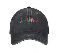 HKYTEEXP Divertido Trader Mercado De Valores Acciones Demin Trucker Hat Outdoor Adventures Cap Femme Casquette de Baseball pour Femme