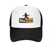 HKYTEEXP Wash Skydive Design - Parachutisme - Suivi de 2 Casquettes de Baseball de l’Enfer sur l’Offre Casquette Tactique Militaire Chapeau Hommes Chapeau de Plage pour Les Hommes Cadeau des Femmes