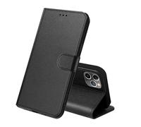 HL Coque pour iPhone 11 Pro Max en Cuir PU Premium | Business Housse Etui Multi-Carte, Pochette Fermeture Magnétique, Protection Anti-Choc Compatible avec (Noir)