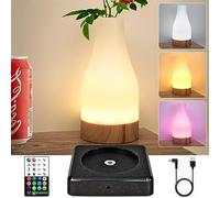 HL Veilleuse LED Chambre Lampe Enfant Lampe 12 Couleurs RGB Dimmable 7 Niveaux de Luminosité Avec Minuterie Télécommande Veilleuse étanche pour Maison Enfants Salle de Camping,arc